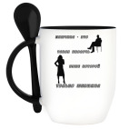 Кружка с ложкой