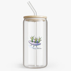 Банка с бамбуковой крышкой