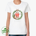 Женская футболка органик