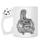 Кружка с футбольным мячиком