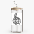 Банка с бамбуковой крышкой