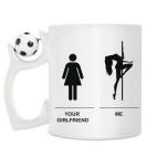 Кружка с футбольным мячиком