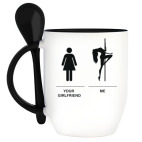 Кружка с ложкой