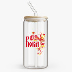 Банка с бамбуковой крышкой