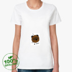 Женская футболка органик