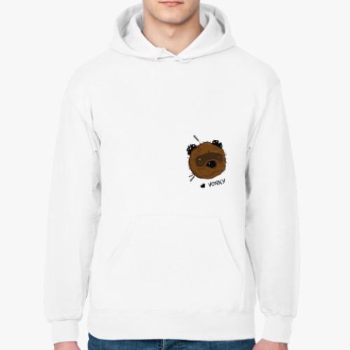 Толстовка худи с принтом I love Vonny (Вонни бух)