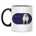 Кружка двухцветная