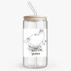 Банка с бамбуковой крышкой