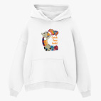 Толстовка худи оверсайз