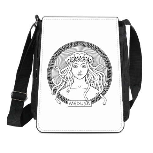 Сумка-планшет с принтом Медуза Горгона