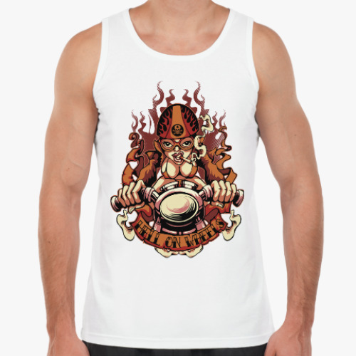 Майка с принтом Байкер