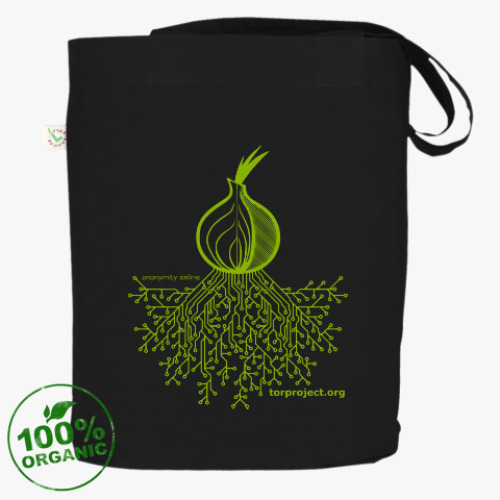 Сумка шоппер с принтом Tor Project