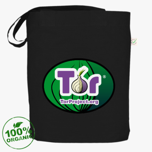 Сумка шоппер с принтом Tor Project