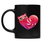 Кружка цветная UV-DTF