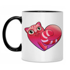 Кружка двухцветная