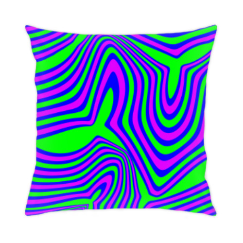 Подушка с принтом Абстракция