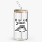 Банка с бамбуковой крышкой