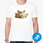 Мужская спортивная футболка