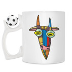 Кружка с футбольным мячиком