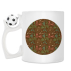 Кружка с футбольным мячиком