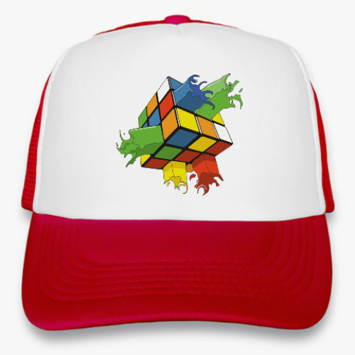 Кепка-тракер с принтом Кубик Рубика | Rubiks Cube