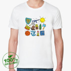 Мужская футболка органик