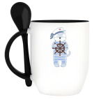 Кружка с ложкой