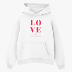 Толстовка худи оверсайз