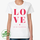 Женская футболка органик