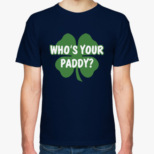 Футболка с принтом Who's your paddy