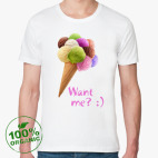 Мужская футболка органик