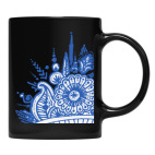 Кружка цветная UV-DTF