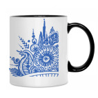 Кружка двухцветная