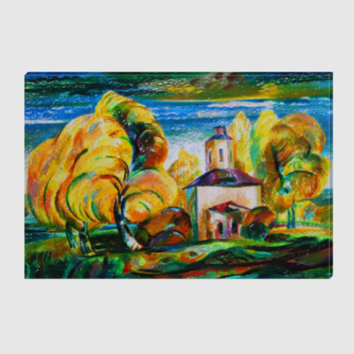 Холст с принтом 'СТАРАЯ ЦЕРКОВЬ'