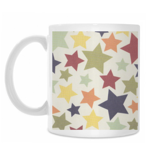 Кружка с принтом Звездочки