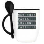 Кружка с ложкой