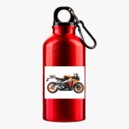 Металлическая бутылка 400 мл UV-DTF