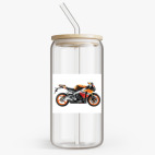 Банка с бамбуковой крышкой