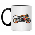 Кружка двухцветная