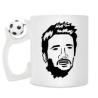 Кружка с футбольным мячиком