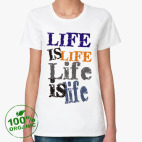 Женская футболка органик