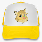 Кепка Trucker, желтая Bubble Kitty