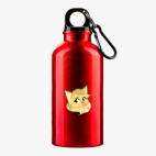 Металлическая бутылка 400 мл UV-DTF