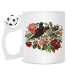 Кружка с футбольным мячиком