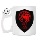 Кружка с футбольным мячиком