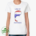 Женская футболка органик