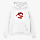 Толстовка худи оверсайз