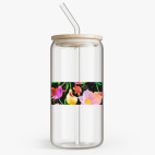 Банка с бамбуковой крышкой