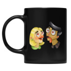 Кружка цветная UV-DTF