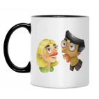 Кружка двухцветная